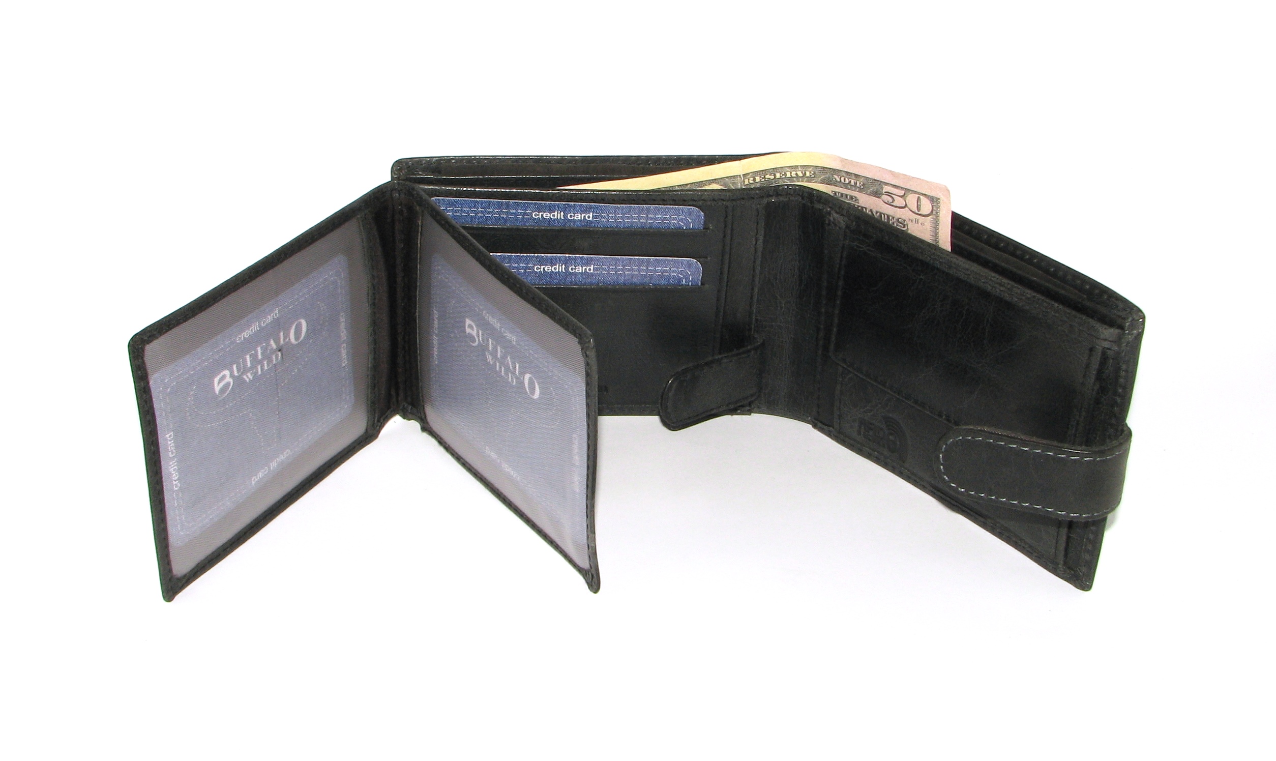 Кошелек мужской Buffalo Wild N992L-CH-HP BLACK Кошелек мужской Buffalo Wild N992L-CH-HP BLACK